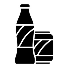 Soft Drink icon vector image. Can be used for Food Delivery.