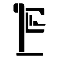 Mammography icon vector image. Can be used for Health Checkup.