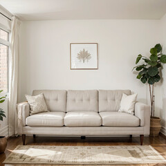 modern living room with sofa