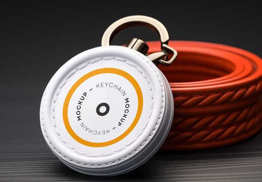 Keychain Mockup Generated with AI