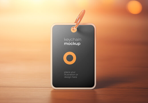 Keychain Mockup Generated with AI