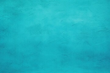 Cyan flat clear gradient background with grainy rough matte noise plaster texture