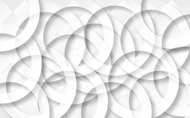 Abstract white background. Minimal geometric white light background abstract design.