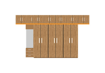 Wooden wall fixing Almirah,cabinet, Home Decor Bedroom Wardrobe Color Combination 
