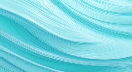 Turquoise wavy abstract background