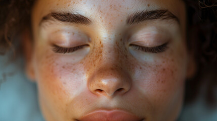 Fototapeta premium a woman meditating