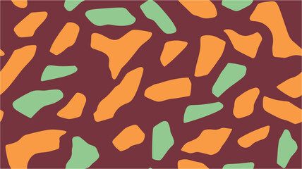 Modern repeat decorative design. Colorful brush stroke pattern for background design. Background in paper style. Graphic Paper. Spots of different shapes. Pattern for ads, commercials. Seamless.