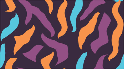 Simple background with contour line pattern. Fluid 2D illustration of modern movement. Seamless vector background. Marble pattern image, colorful fluid pattern. Pencil and paint texture.