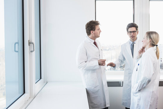 meeting in a pharmaceutical company