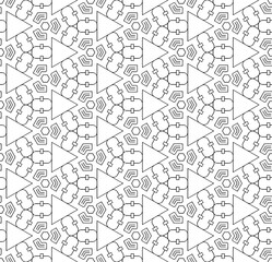 Black seamless abstract pattern. Overlay for background and backdrop. Ornamental design. PNG graphic illustration with transparent background.