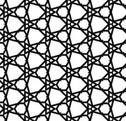 Fototapeta premium Black seamless abstract pattern. Overlay for background and backdrop. Ornamental design. PNG graphic illustration with transparent background.