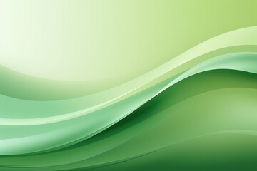 Naklejka premium Graphic design background with modern soft curvy waves background design with light green, dim green, and dark green color
