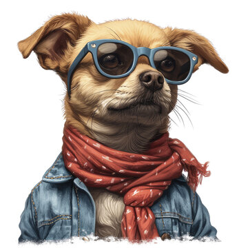 An Indian Pariah Dog In Traditional Indian Village, Isolate Images White Background