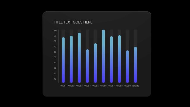 Infographic Bar Chart Video Template