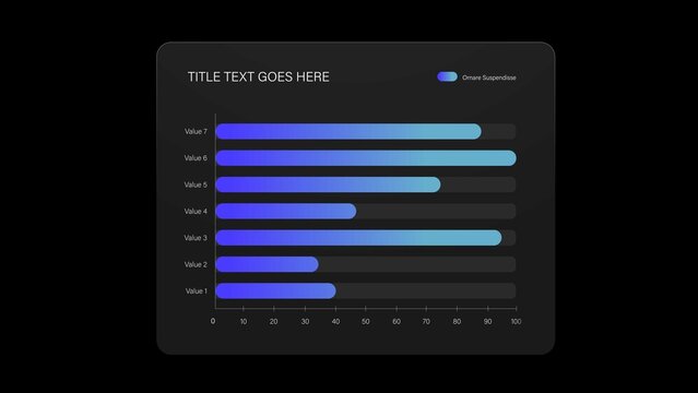 Infographic Bar Chart Video Template