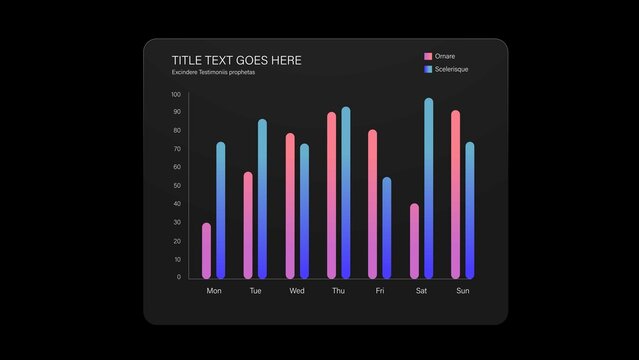 Infographic Bar Chart Video Template