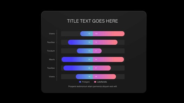 Infographic Bar Chart Video Template