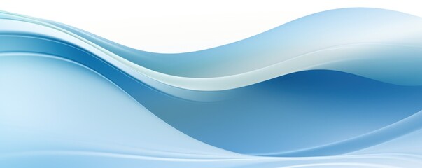 Graphic design background with modern soft curvy waves background design with light sky blue, dim sky blue, and dark sky blue color