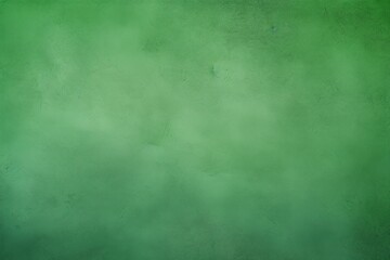 Fototapeta na wymiar Green flat clear gradient background with grainy rough matte noise plaster texture