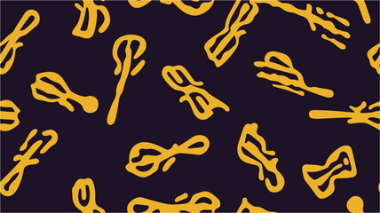 Seamless pattern with numbers. Hand drawn. Rope skipping doodle seamless pattern background. Seamless hand drawn vector pattern. Vector Illustration. Vector food illustration.