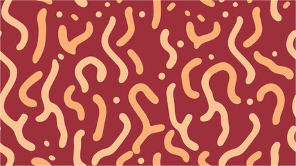 Abstract modern seamless pattern. Vector seamless abstract pattern. Abstract geometric seamless pattern. Snakes vector seamless pattern. Pastel Seamless Organic Beautiful Set Texture.