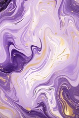Lilac magic starry night. Seamless vector pattern with stars texture marble