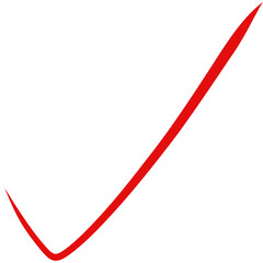 red check mark