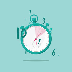 Stop Watch Clock with numbers