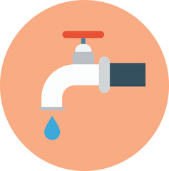 Fototapeta premium illustration of tap. hotel icon vector png. beach icon png. tourist place vector icon. tourism, vacationist, globetrotting, hostel, visitor, traverse, travel icon png.