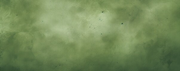 Olive Green flat clear gradient background with grainy rough matte noise plaster texture