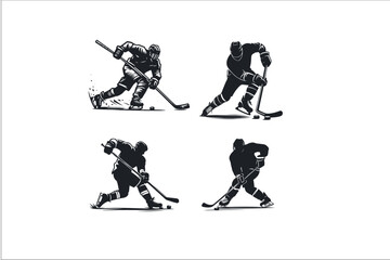 Hockey Craft Pro: Exclusive Hockey Player Vector Bundle