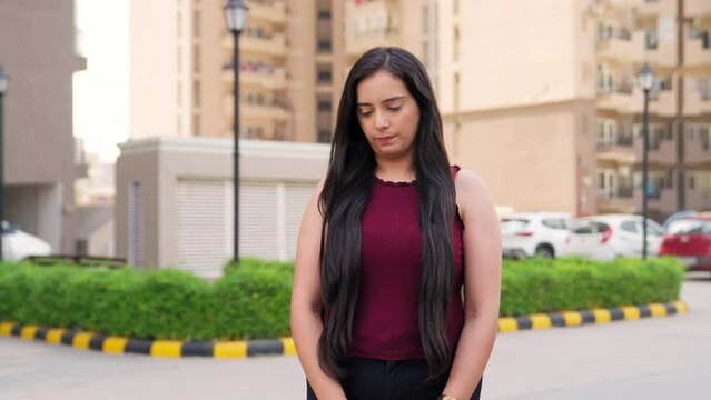 Indian Woman feeling Guilty