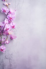 Naklejka na ściany i meble Pastel orchid concrete stone texture for background in summer wallpaper