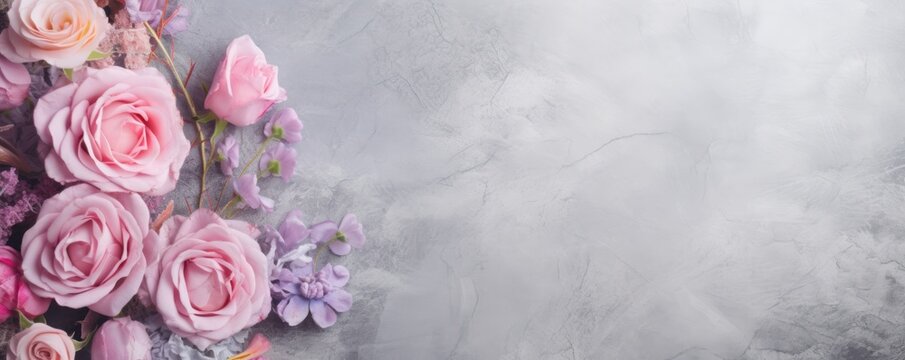 Pastel rose concrete stone texture for background in summer wallpaper