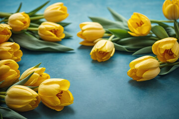 yellow tulips