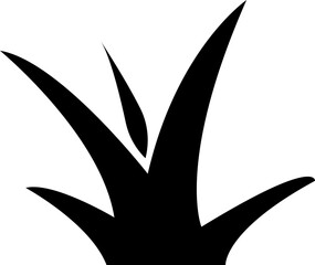 Grass vector icon, Black lawn grass icon vector design template for drawing pictures style. Natural material. Natural, eco, bio, organic signs. grass silhouette. Plant simple icon. Symbol, logo.