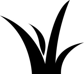 Grass vector icon, Black lawn grass icon vector design template for drawing pictures style. Natural material. Natural, eco, bio, organic signs. grass silhouette. Plant simple icon. Symbol, logo.