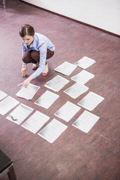 Colleagues holding meeting and brainstorming in a meeting room. Munich, Bavaria, Germany