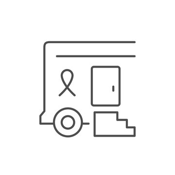 recommend clip art: Mammography mobile van line icon