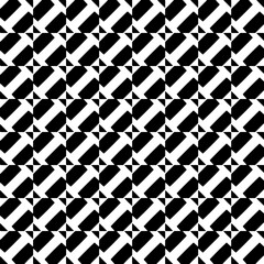 Abstract black figures on a whire background. Seamless texture for fashion, textile design,  on wall paper, wrapping paper, fabrics and home decor. Simple repeat pattern.