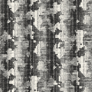 Monochrome Distressed Subtle Striped Camouflage Pattern