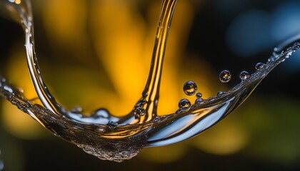 water drop blurry, depth of field,