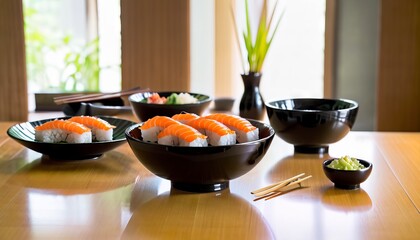 sushi, food