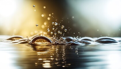 water drop blurry, depth of field,