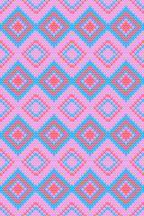 Seamless pink-tone knitted fabric vector pattern,realistic,yarn