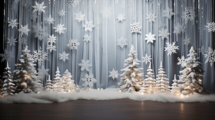 Stunning festive backdrop, enhancing holiday visuals