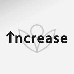 "Increase" - Vector illustration for business