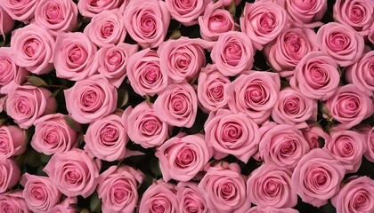 Large bunch of pink roses texture background 
