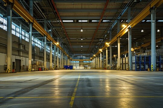 Logistics and distribution center building