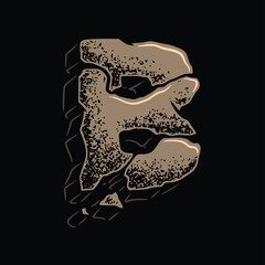 B Stone Hardcore Font